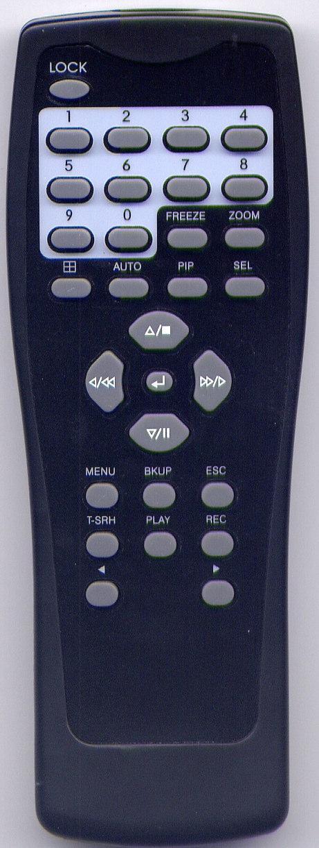 Remote controller (Optional): The key on the remote controller function control is same as DVR keypad. Only a few keys are no avail.
