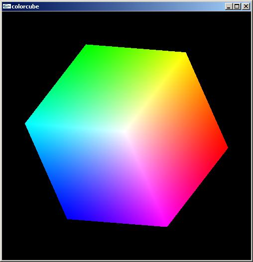 Smooth Color Default is smooth shading OpenGL interpolates vertex colors across visible polygons Alternative is flat