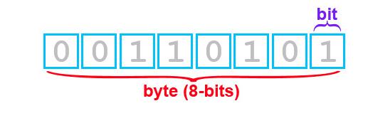 RAM (Random Access Memory) The main memory 4 gigabytes of RAM A bit: the basic unit of information