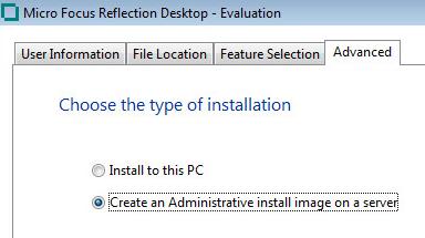 Step 3. Install Reflection Desktop version 16 evaluation software.