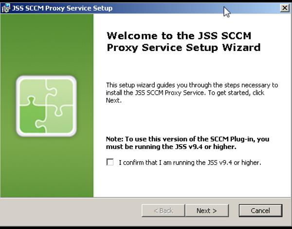 1. Installing the JSS SCCM Proxy Service On a Windows computer that has Microsoft.