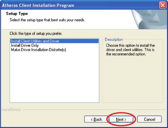 5. It is recommended to choose Install Client Utilities and