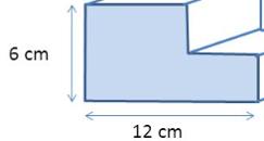 x 10cm = 640cm 2 8 cm A 4 cm B 4 cm Area of A = 48