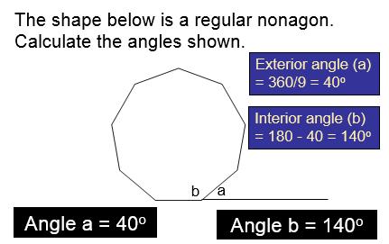 Angles of polygons Sum of