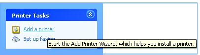 Sharing a network printer Click on Add a