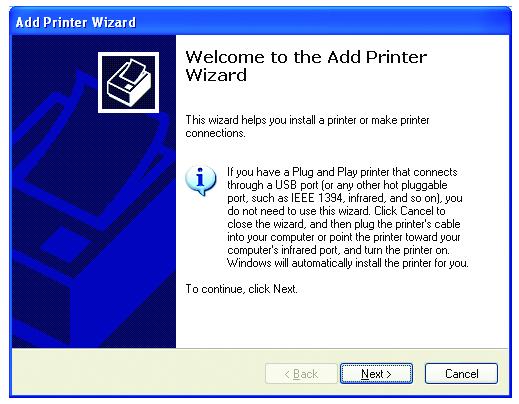 Sharing an LPR printer To share an LPR printer (using a print server,) you will need a Print Server such as the DP- 101P+.
