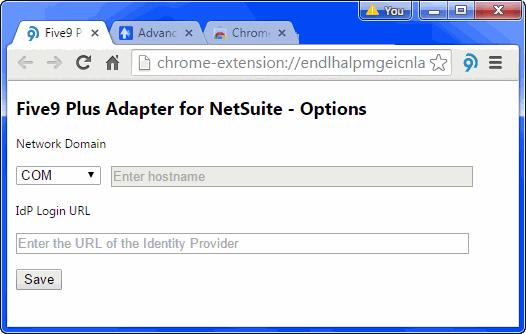 Managing the Software for Your Agents Configuring the Browser 6 Click Save, and close the browser tab. 7 To open the adapter, click the icon.