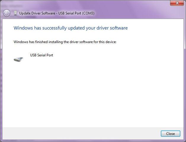 (4) to install the second driver (6) Check for the Com Port of the FAFNIR USB Adapter: Enter <devmgmt.