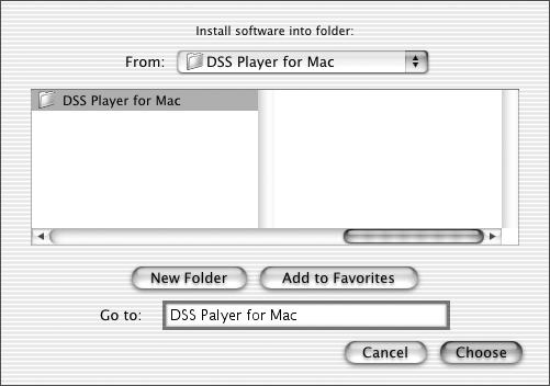 The window shown at right will open. Click "Continue." 3 4 Confirm acceptance of License terms. You must accept the terms of the License to install DSS Player Pro for Mac.