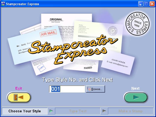 Stampcreator Express software a Start up Stampcreator Express by following the procedure described below. (a) Click the start button in the taskbar to display the Start menu. (b) Select All Programs.
