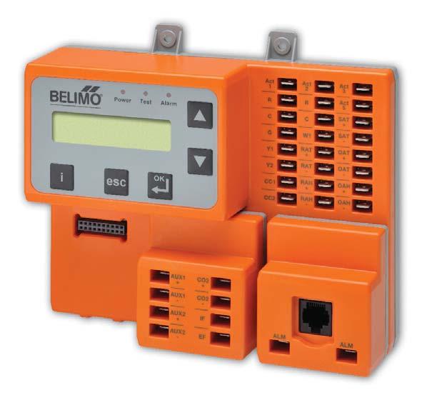 Expanded Functionality with Belimo Actuator for continuous feedback and quicker running times in test mode.