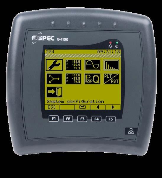 Using ethernet infrastructure, the G4100 can monitor multiple G4400 meters connected to the network remotely or connected to each analyzer directly.