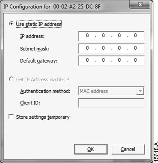 7. To set a static IP address, click Configure