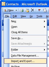 Select File then