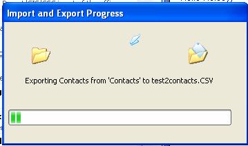 You should see the dialog box below as it s exporting.
