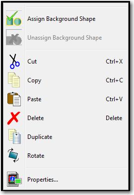 Right-click menu 6) To quickly add shapes in one or both channels, use the Add Selection tool. a. Drag a rectangle around the shapes to select them. Dotted lines indicate the shapes are selected. b. Click Add Selection in the Create group.