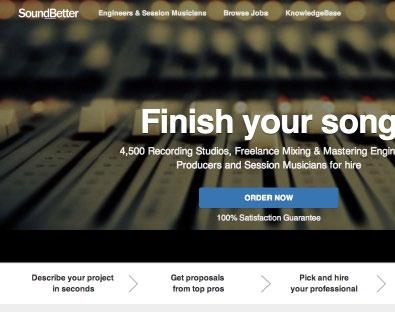 Case Study SoundBetter.com SoundBetter is a services marketplace for musicians. Home recording is exploding due to the lower cost of recording.