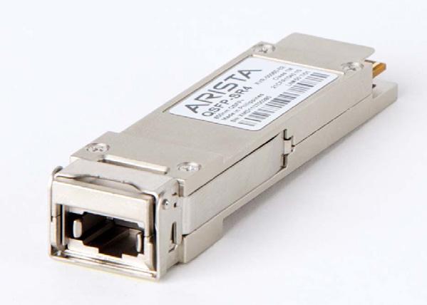 networks Robust design for enhanced reliability Figure 12: SFP+ module offers many 100M/1G/10G options 40G QSFP+ Transceivers The QSFP+ (Quad Small Form-Factor Pluggable) transceivers offer both