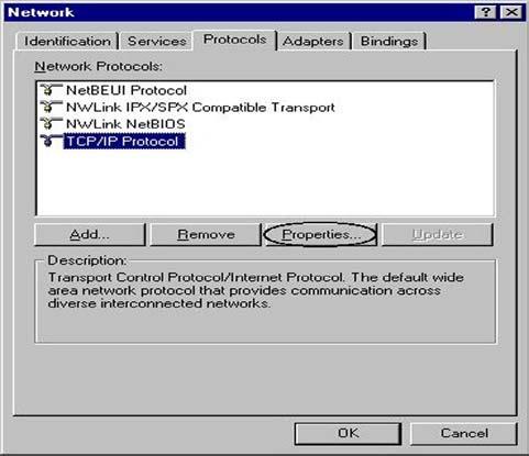 Configuring PC in Windows NT4.0 1.
