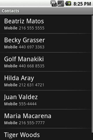 12. Android Example2. Let s play golf - Call for a tee-time.