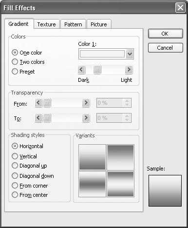 Enhancing a Data Series XL0E-- Change a Data Series Color or Pattern When you initially use the Chart Wizard, Excel automatically selects the colors that it will use to represent each data series.