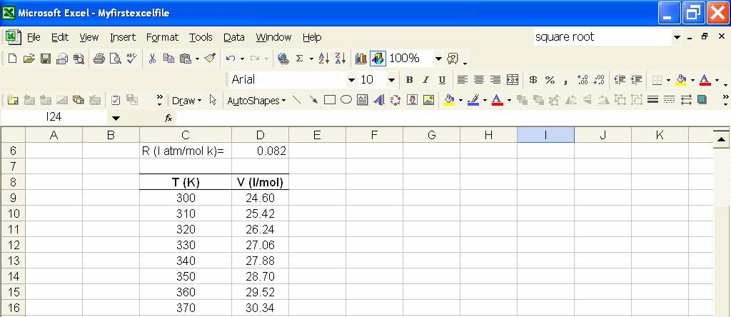 This is how it will look like: You can use the borders to create tables in EXCEL using the quality table guidelines explain in Tutorial Va Plotting in EXCEL Exercise: Use the data