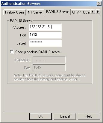 RADIUS Receiver Started: listening on port 1813 UDP.