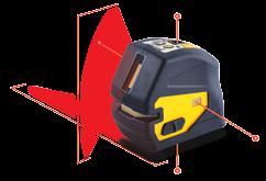 ` `±1/4-in at 100-ft (3mm at 30m) leveling accuracy Up to 165-ft (50m) working range with detector Self-levels and indicates out-of-level condition Detector mode allows laser to be used with optional