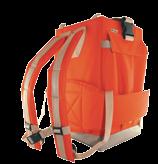 Heavy duty adjustable shoulder strap for carrying. Five large outer pockets to carry gear. Grommet drain holes are positioned at both end of bag.