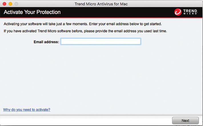 Insert the installation CD and click Install Trend Micro Antivirus to launch the