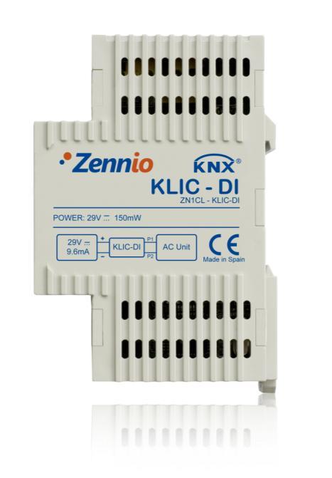 1. INTRODUCTION The KLIC-DI VRV is an interface that allows a bidirectional communication between a KNX domotic system and the industrial air-conditioning units of the VRV systems series manufactured
