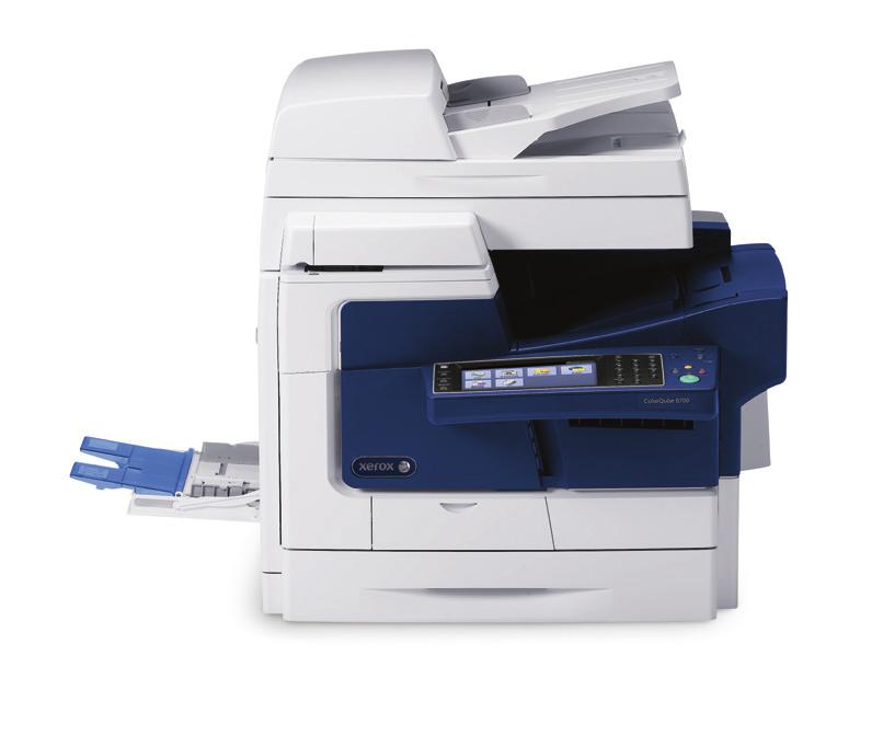 1 6 1 6 7 3 2 4 3 5 1 50-sheet Duplex Automatic Document Feeder accepts custom media sizes from 5.8 x 8.3 in. to 8.5 x 14 in. (148 x 210 mm to 216 x 356 mm).