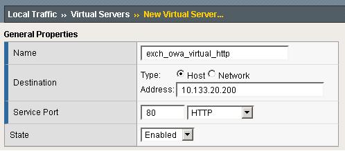 To create the HTTP virtual server 1. On the Main tab, expand Local Traffic, and then click Virtual Servers. The Virtual Servers screen opens. 2.