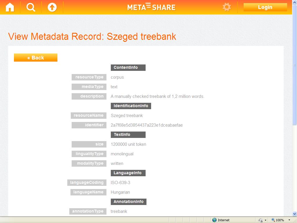 Regular Content Slide Item 1 Item 2 Metadata-based descriptions of LRs, Currently completing META-SHARE