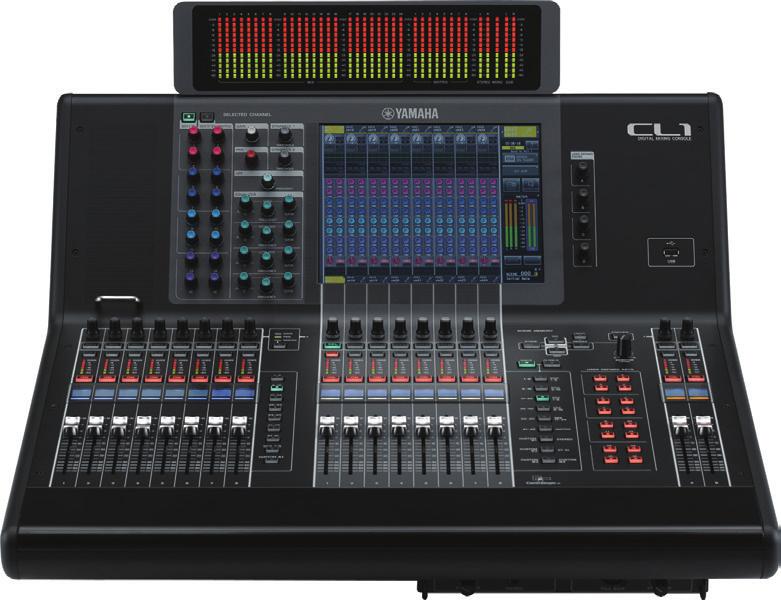 Overview A refined interface that seamlessly integrates faders with touch-panel operation, pure natural sound, an extensive range of effects for creative sound shaping, and Dante audio networking for