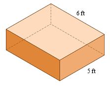 A3: The Volume of the Right Rectangular Prism below is 187. ft 3. Find the height of the prism. B3: The Volume of a Right Rectangular Prism is 1 9 cm3.