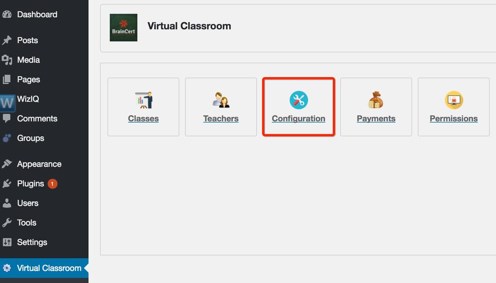 2.0 Virtual Classroom Configuration Congratulations!
