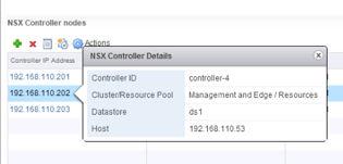 Redeploy an NSX Controller In case of an NSX Controller failure, you may still have two controllers that are working. The cluster majority is maintained, and the control plane continues to function.