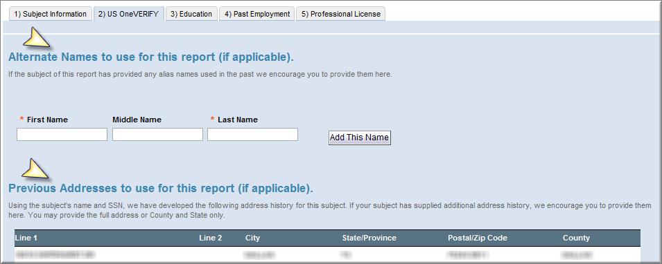 Once the SSN Validation is complete you will receive the results of this search and you may continue with the VendorSafe