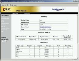 IMPLEMENTING CPLDS To open the CPLD Fitter Report, expand the Fit branch and double-click on the Fitter Report Process.