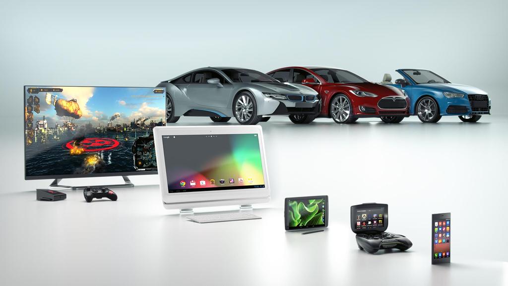 FROM SUPER PHONES TO SUPER CARS GPUs delivers a better visual experience by