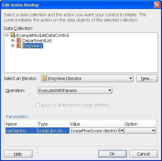 Edit Action Binding, Paste in Correct
