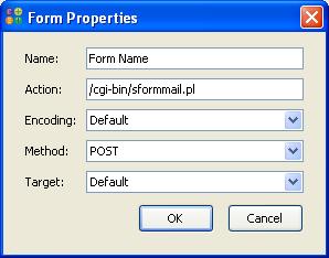 pl (this information will not change use this for all forms) Encoding select Default Method select POST Target select Default Form fields Following is a list of the fields available