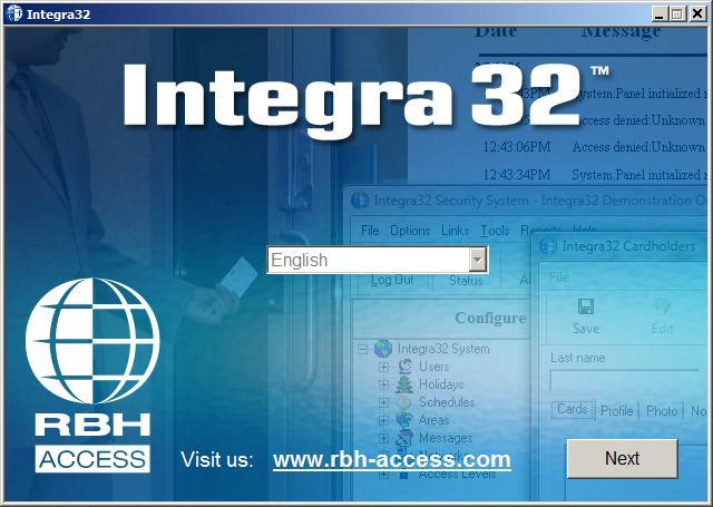 Step 1: Install the Software Integra32 Installation from CD 1. Before installing the Integra32 software please read carefully the document TB63_InstallIntegra32r4.2.doc in the documents directory of the CD.
