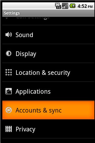 Set Up an ActiveSync Account Setting up an ActiveSync account that interfaces with the NotifyMDM server secures corporate information that is transmitted wirelessly to your device.