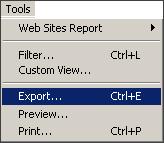CHPATER 9 Insight Reports Select all the properties that you want to view for the given FTP path and current category, and Click The status bar s CUSTOMIZED indicator is used to indicate whether the