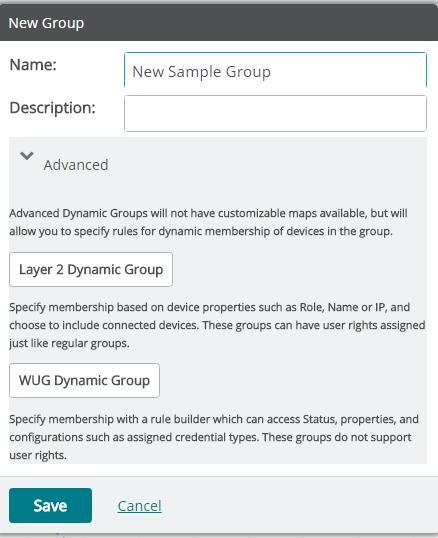 Dynamic Device Groups are populated according to attributes like hostname, device type, or IP address.