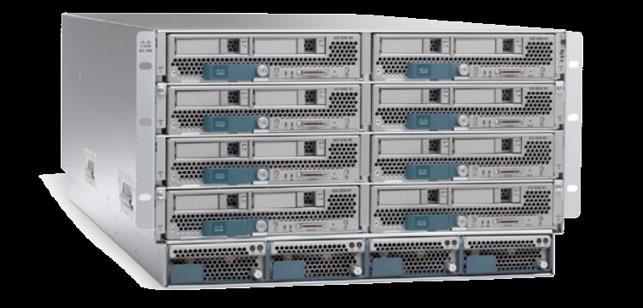 Cisco Meeting Server 2000 New High Capacity Platform 6RU UCS UCS 5108 Chassis with 8 x 6324 Fabric Interconnects 8 x B200M4 Blades Complimentary to CMS 1000 Sold as appliance bare metal hardware