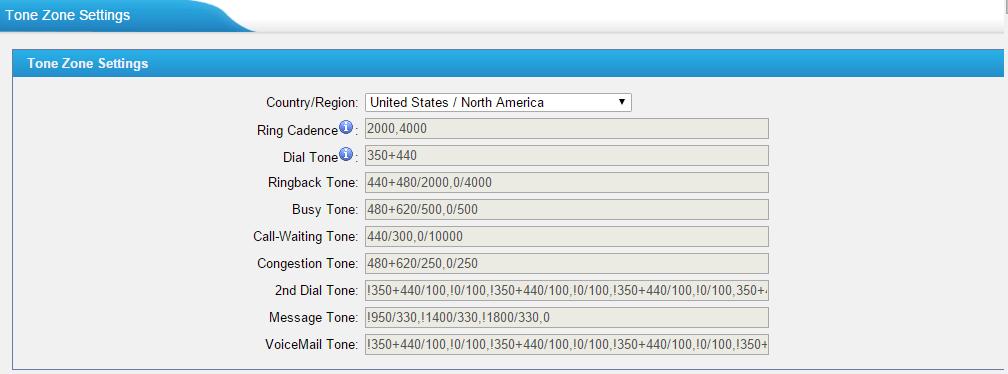 Users could configure different ringtones to match different incoming caller ID. For example, if Inbound Caller Pattern is configured as 100.
