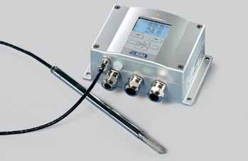 HMT335 Humidity and Temperature Transmitter for High Temperatures The installation flange allows an adjustable installation depth for the probe.